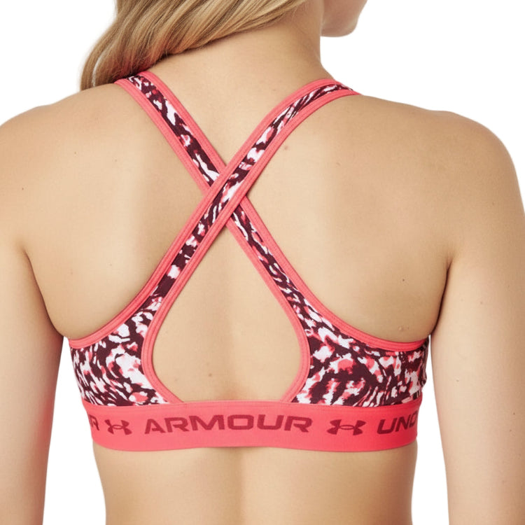UNDER ARMOUR Mid Cross back Print Bra