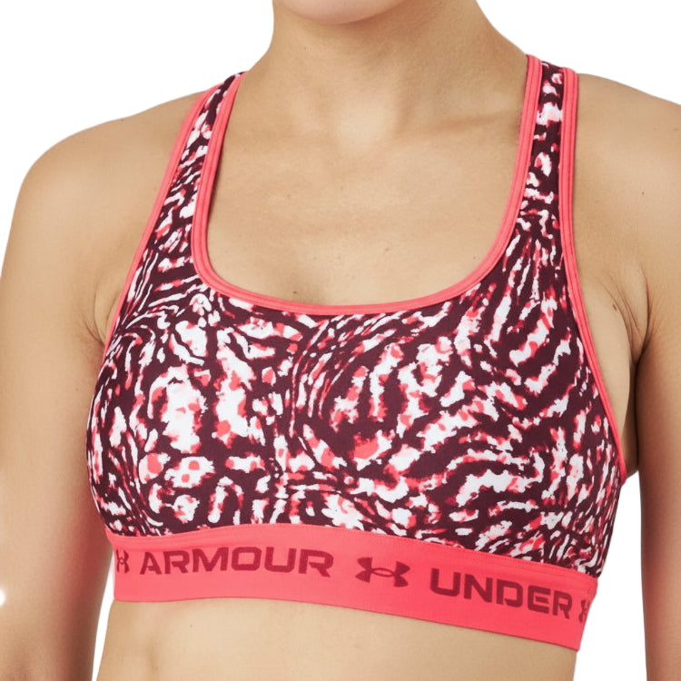 UNDER ARMOUR Mid Cross back Print Bra