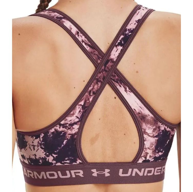 UNDER ARMOUR Mid Cross back Print Bra