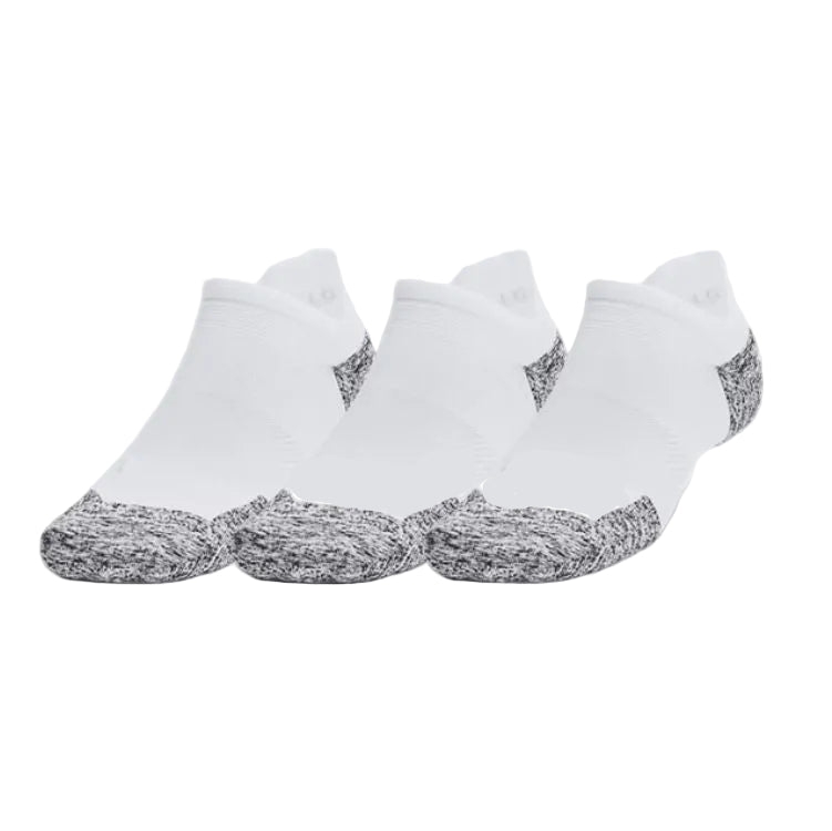 UNDER ARMOUR Dry Run Cushion No-Show 3 Pack Socks