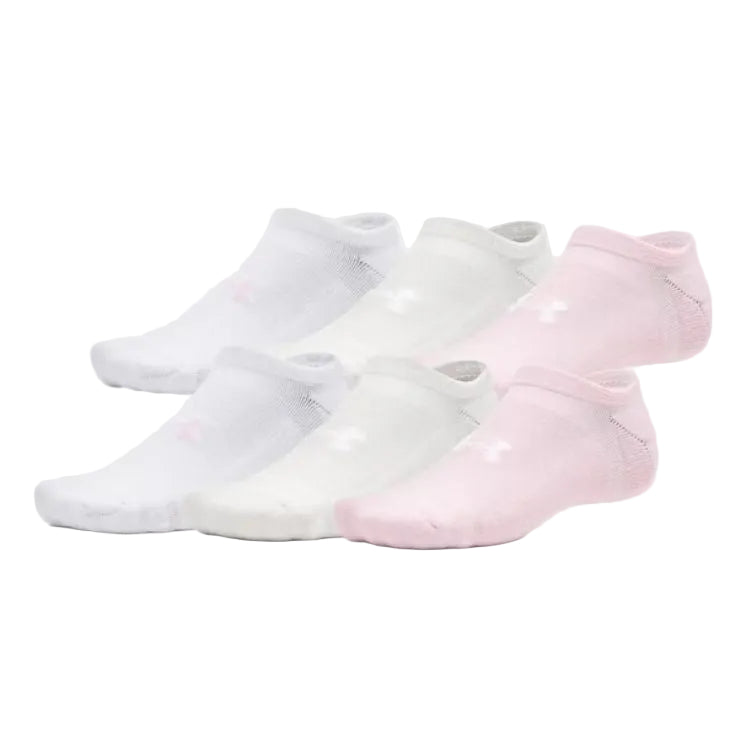 UNDER ARMOUR Essential Cushion No-Show 6 Pack Socks