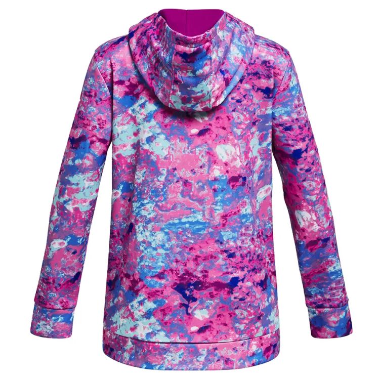 UA Fleece Youth Hoodie Pink/Bl