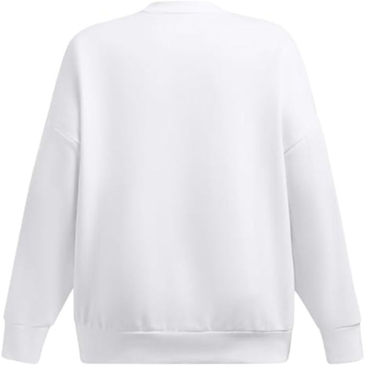 UNDER ARMOUR Rival Fleece Crewneck White