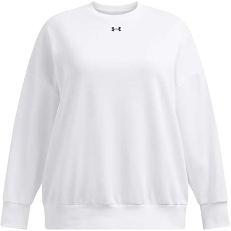UNDER ARMOUR Rival Fleece Crewneck White