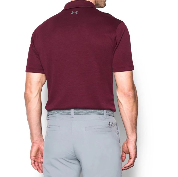 UNDER ARMOUR Tech Polo Shirt Maroon