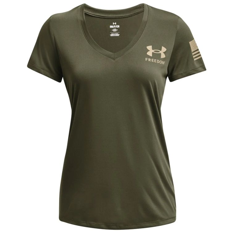 UNDER ARMOUR Freedom T-Shirt Green