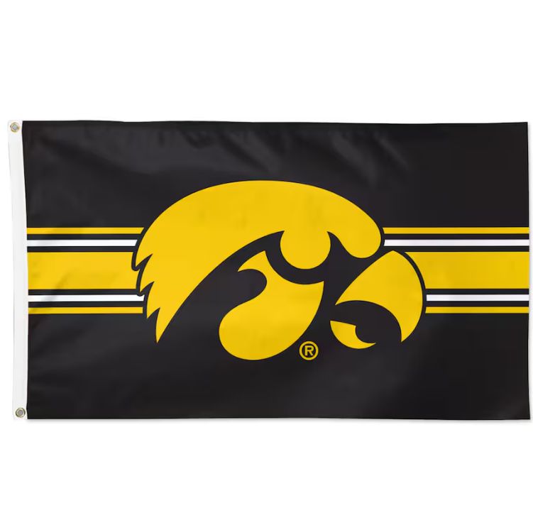 WINCRAFT Deluxe Flag Iowa Hawkeyes 3'x5'